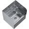 Amgood Stainless Steel Hands-Free Wall-Mounted Hand Sink 17 in. x 15 in. with Double Knee Valves, Faucet, and Side Splash Guards SINK HS-17KVSS-Z - alternate 7